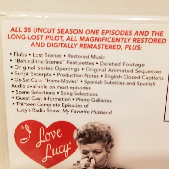 "I Love Lucy" Season 1 on DVD, NEW - Picture 7 of 8